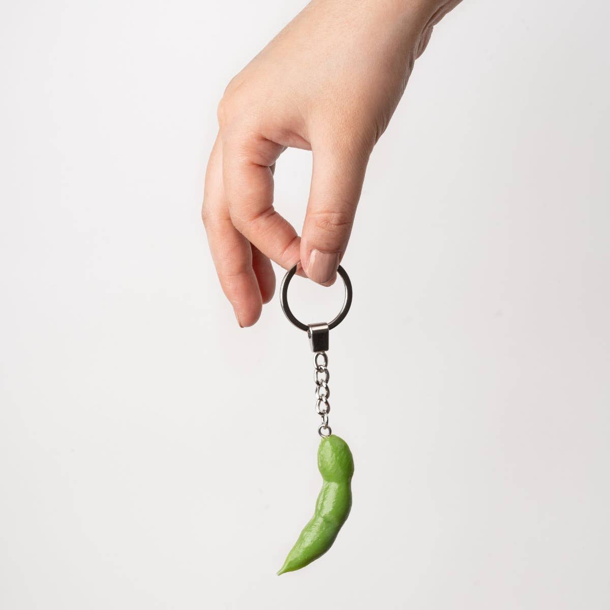 Edamame Keychain