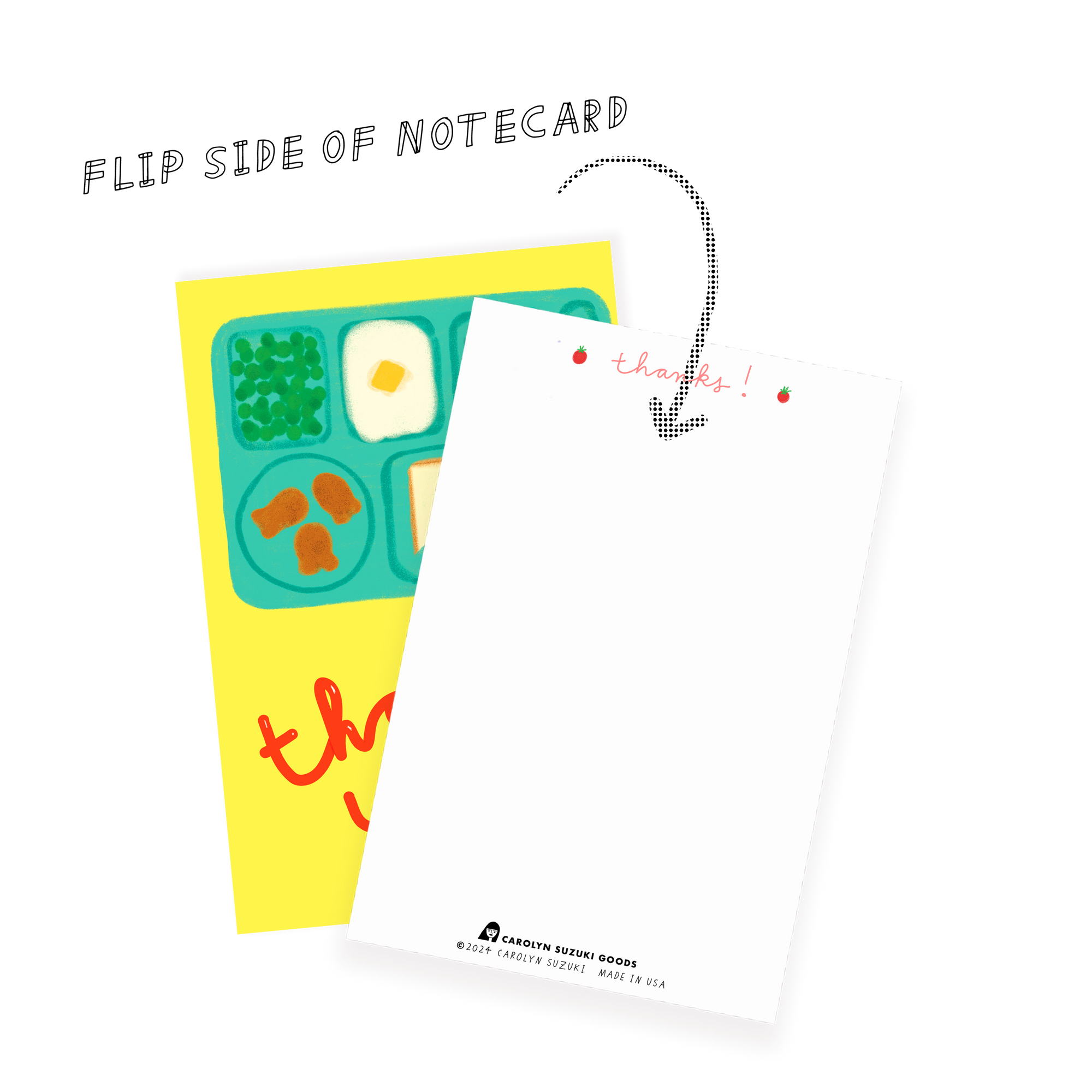 Cafeteria Times Thank You Card
