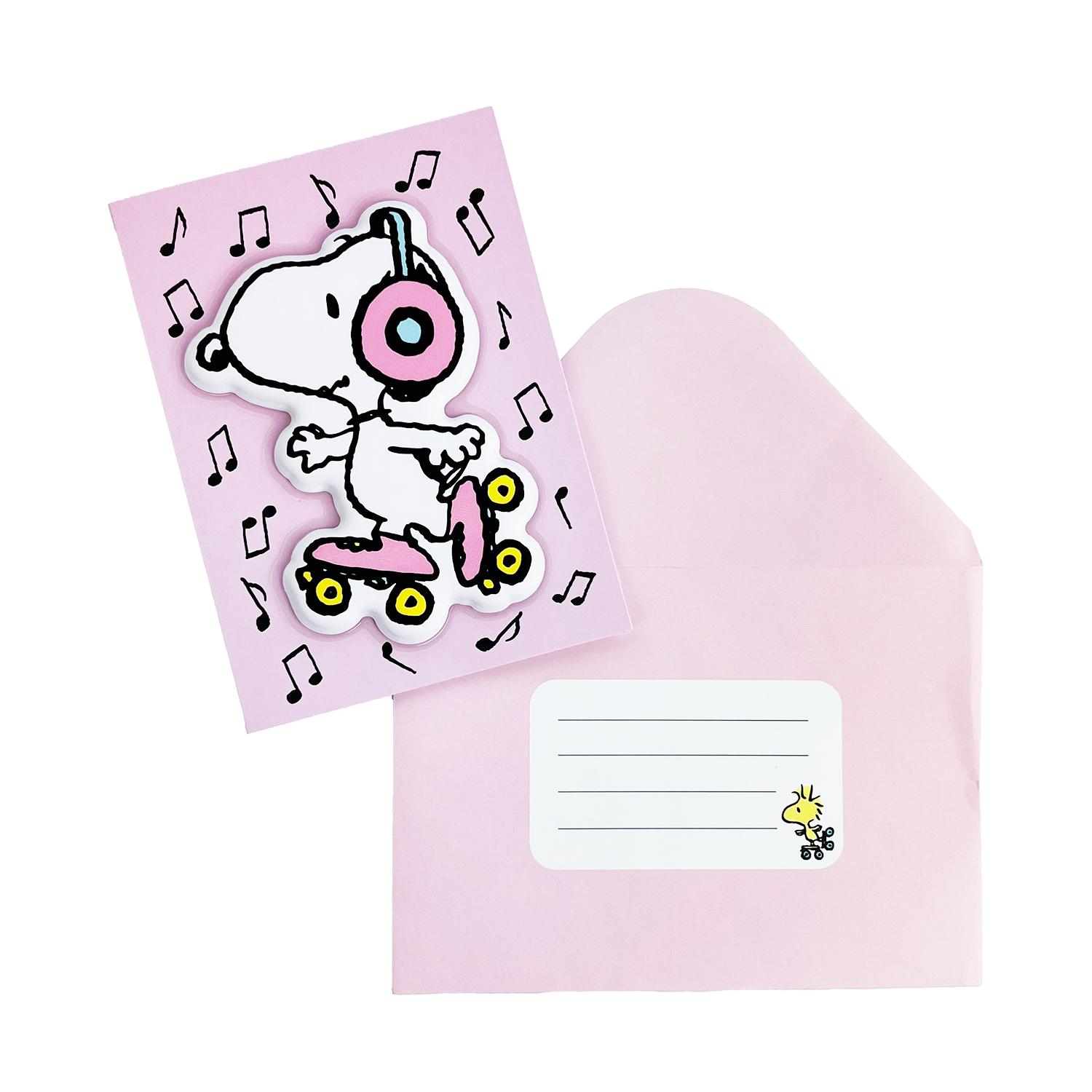 Skatin' Snoopy Greeting Card