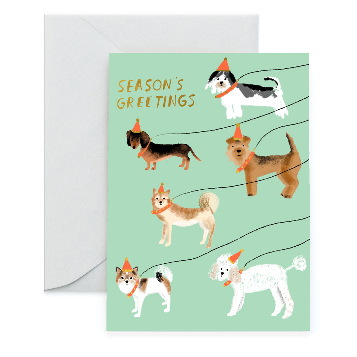 Season's Greetings Winter Walk Card