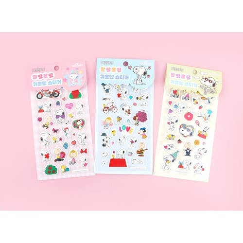 Peanuts Snoopy Puffy Stickers