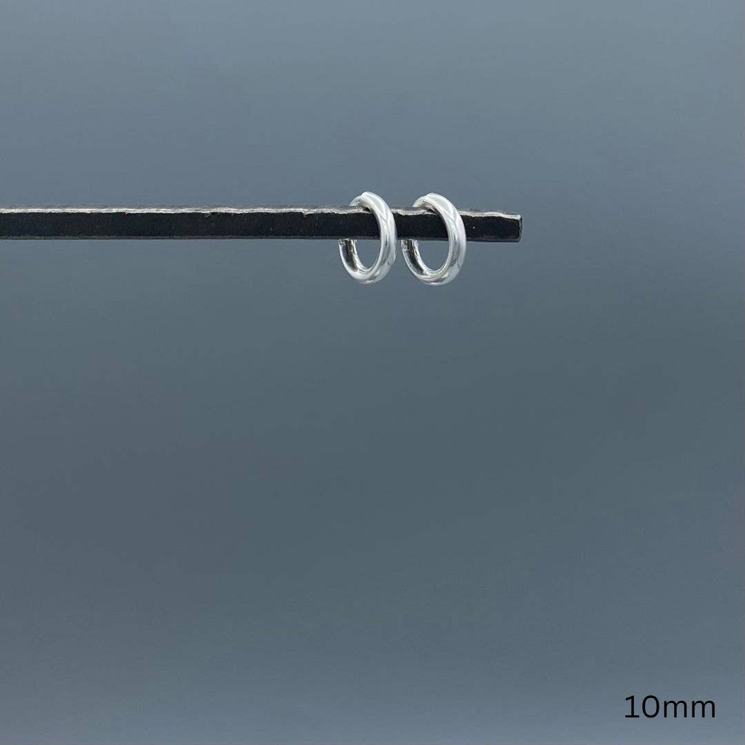 Sterling Silver Endless Hoops, 20mm