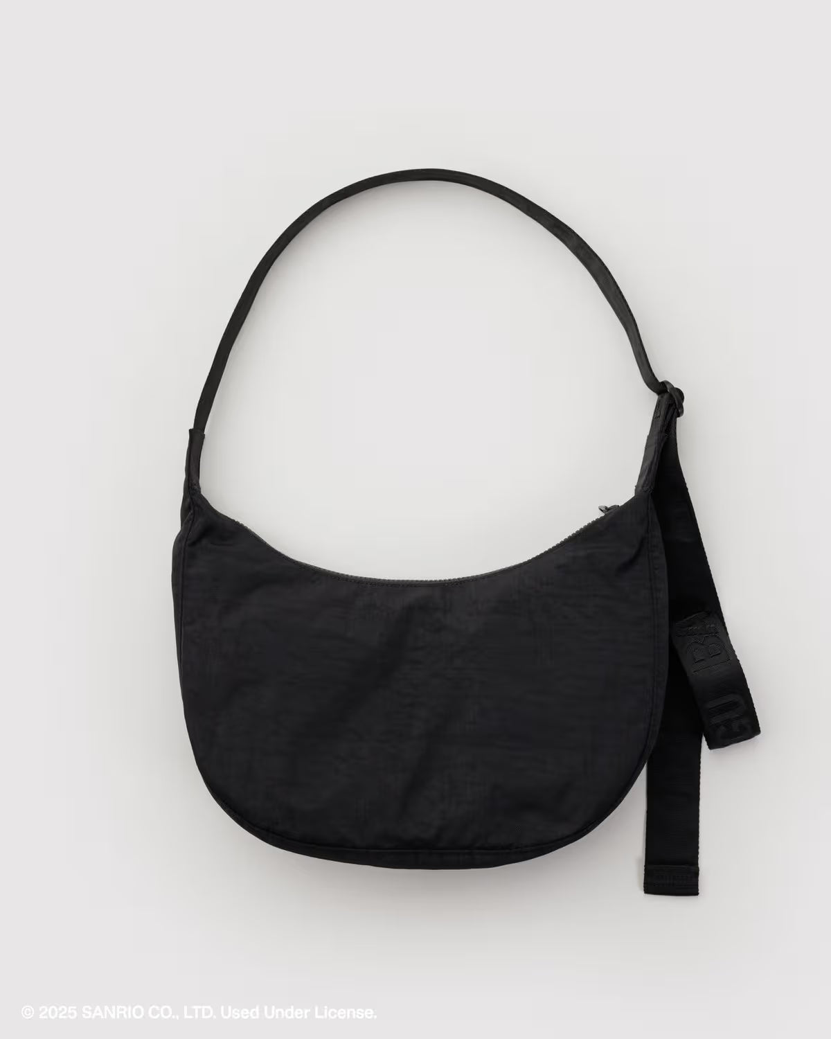 Medium Nylon Crescent Bag, Embroidered Hello Kitty Western