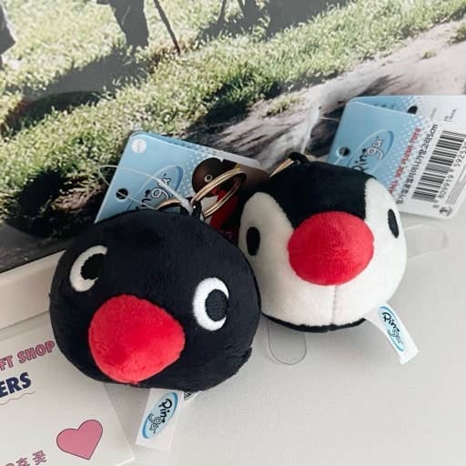 Pingu Face Plush Bag Charm