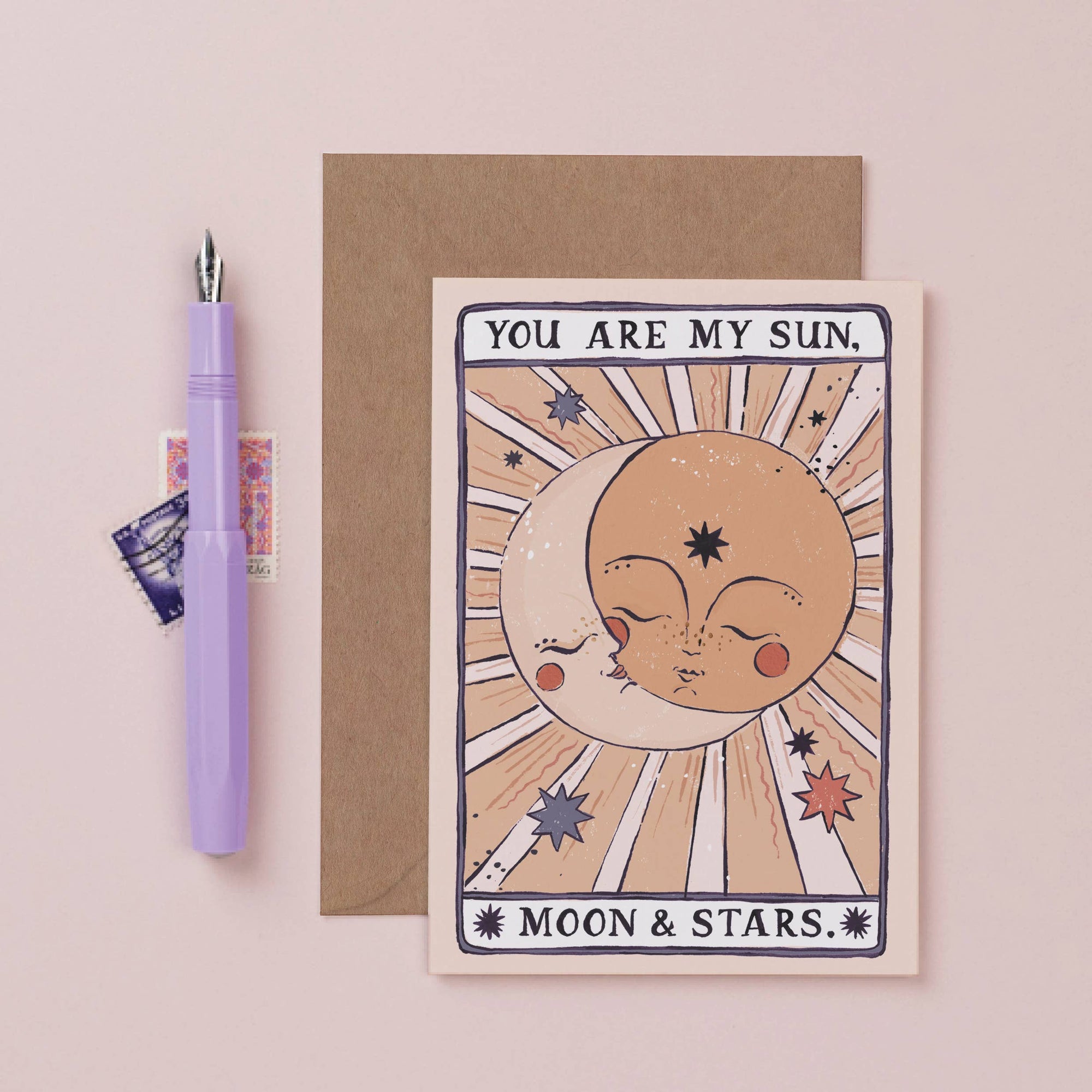 Sun, Moon & Stars Card