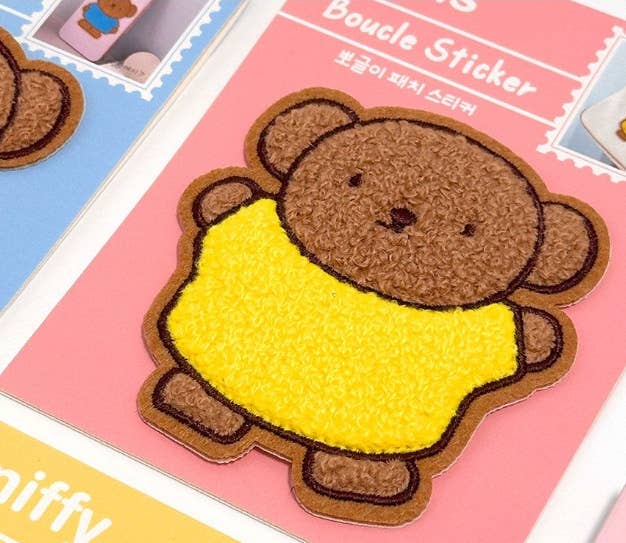 Miffy & Boris Fuzzy Deco Sticker