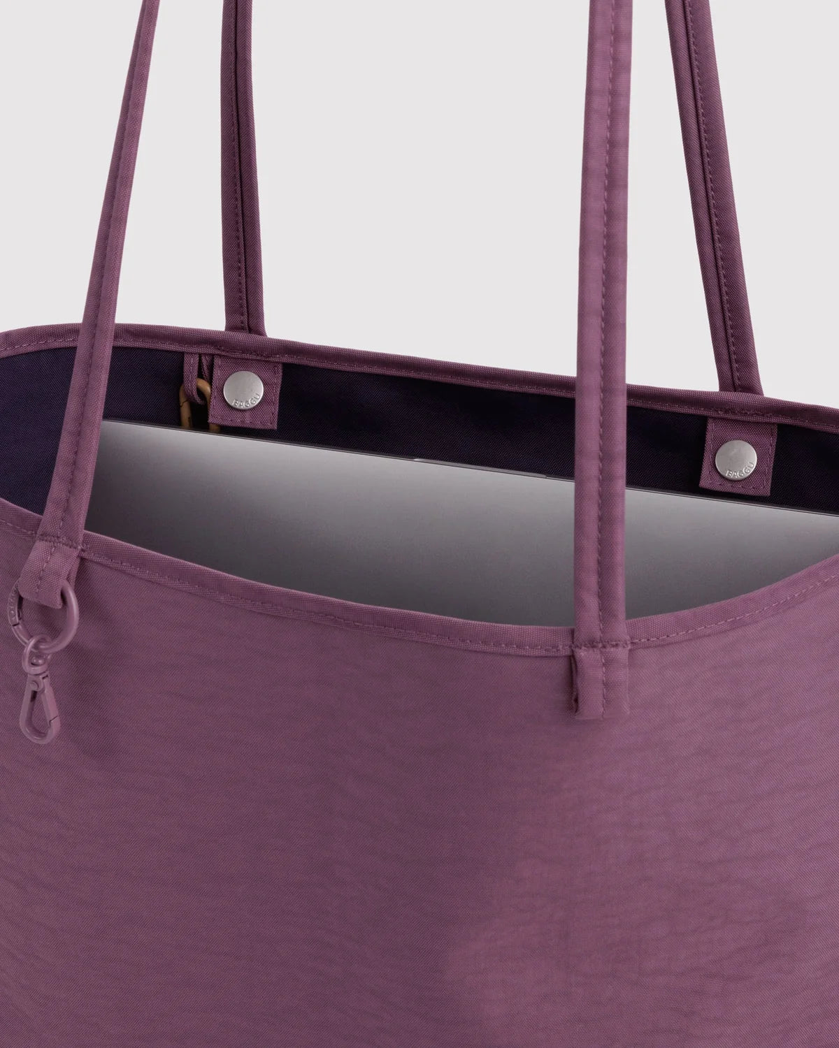 Medium Nylon Reversible Tote, Wild Plum Mix