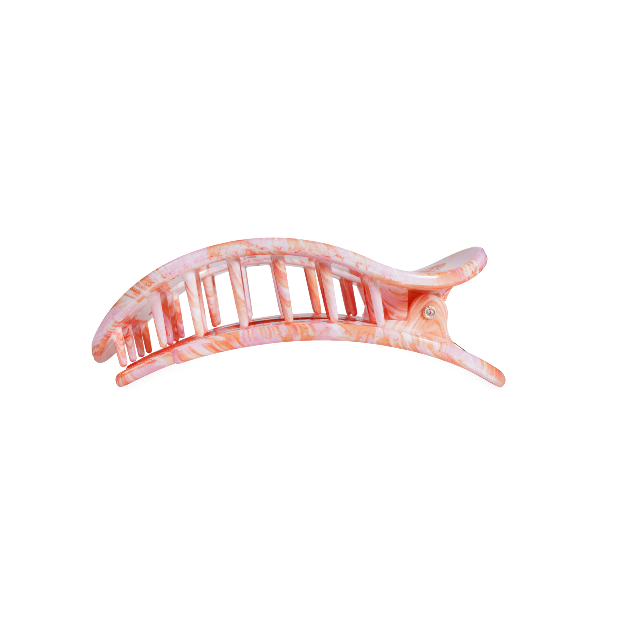 Just Keep Swimming, Medium, Flat Round Hair Clip