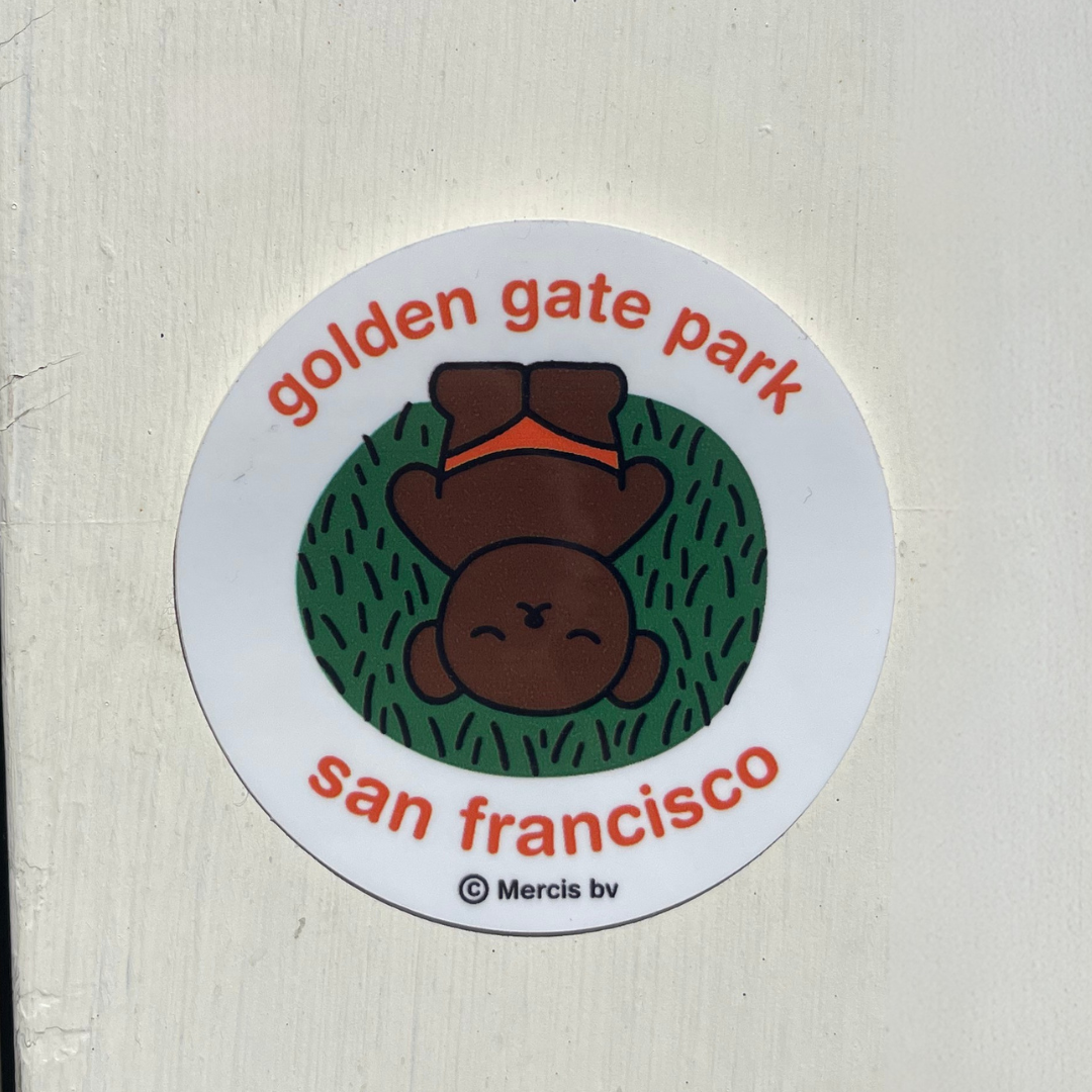 Boris SF Golden Gate Park Sticker
