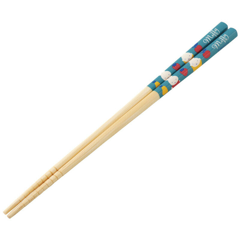 Miffy Bamboo Chopsticks, Fruit Teal