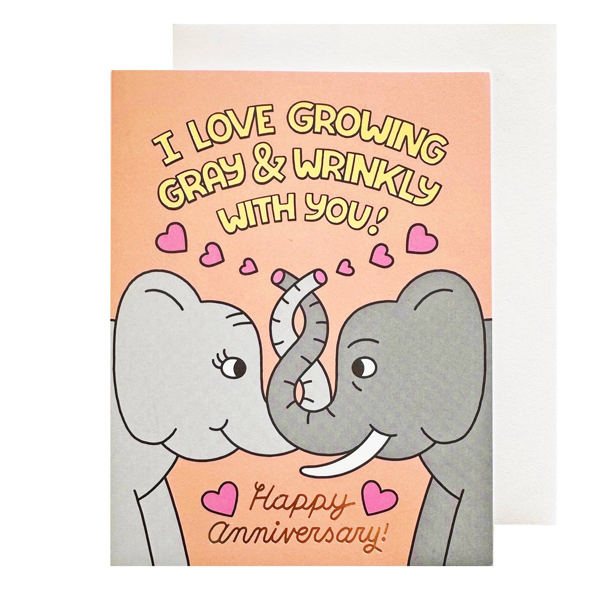 Elephant Anniversary Card