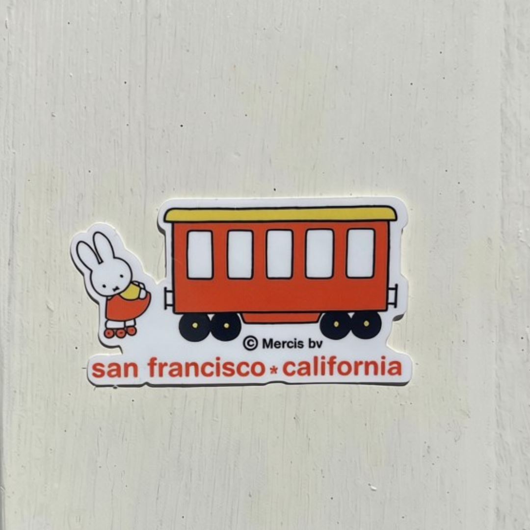 Miffy SF Trolley Sticker