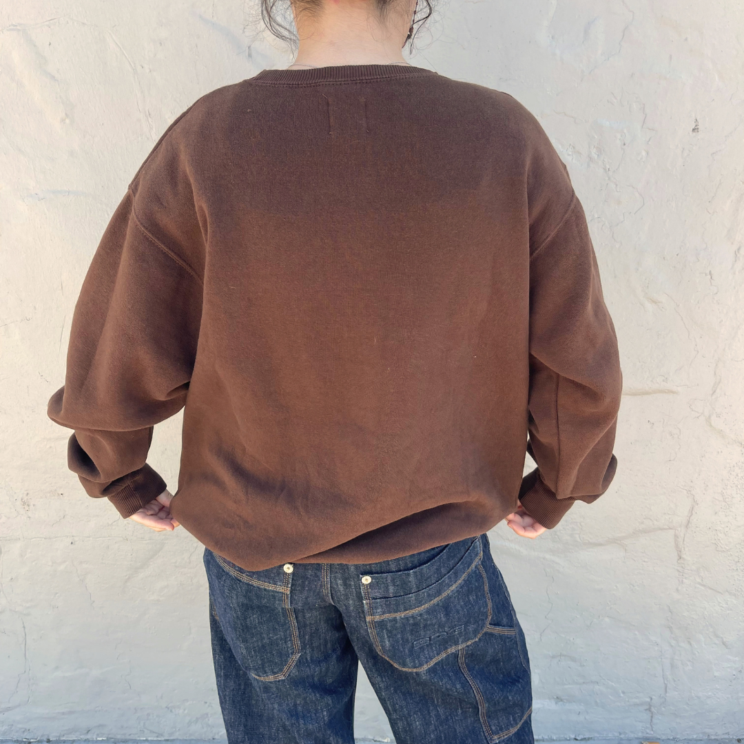 San Francisco Sweatshirt, Brown/White