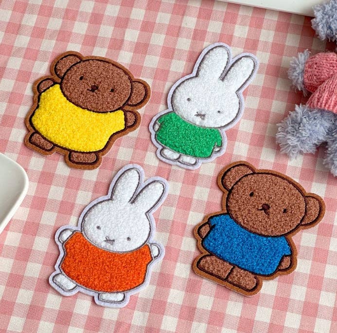 Miffy & Boris Fuzzy Deco Sticker