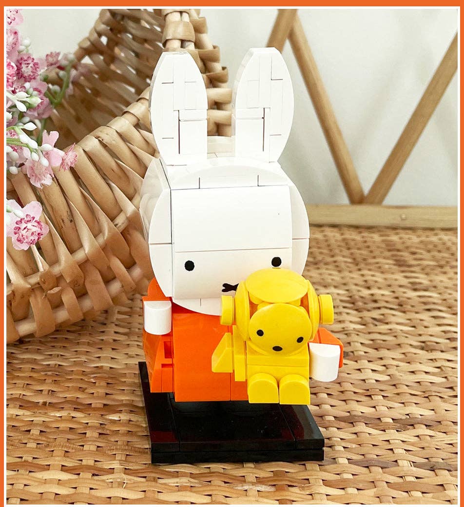 Miffy Brick Figure with Teddy