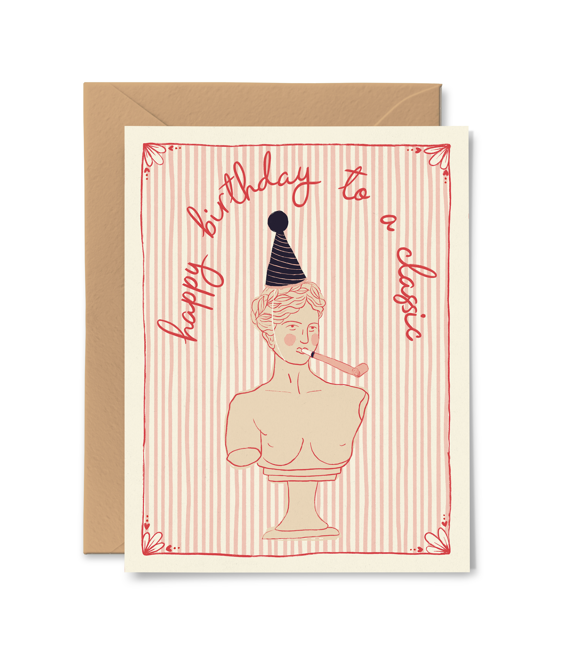 Happy Birthday Classic Statue Card
