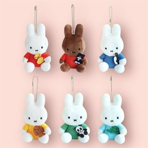 Miffy Plush with Animal Keychain