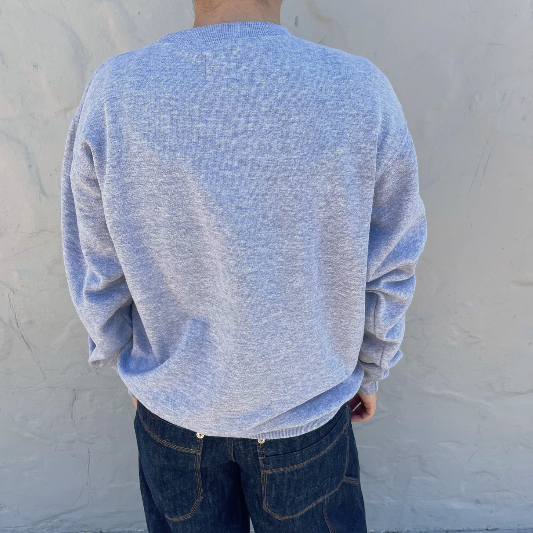 San Francisco Sweatshirt, Light Heather Grey/Navy