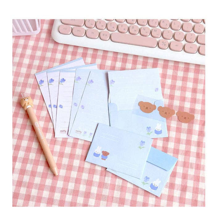 Miffy & Boris Tulip Garden Letter Set with Stickers