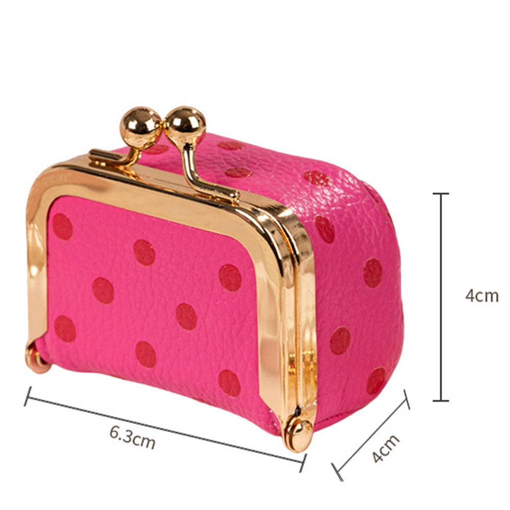 Mini Jewelry Case, Rose Polka Dot