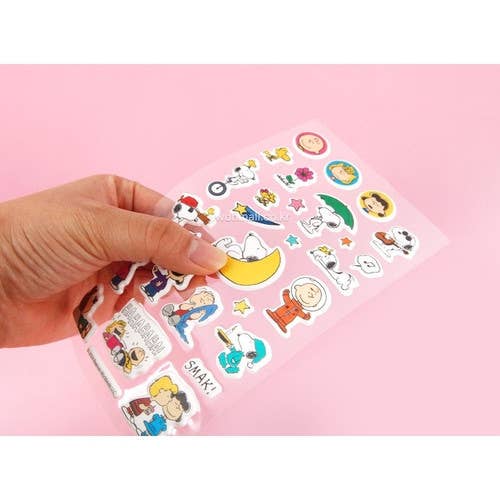 Peanuts Snoopy Puffy Stickers