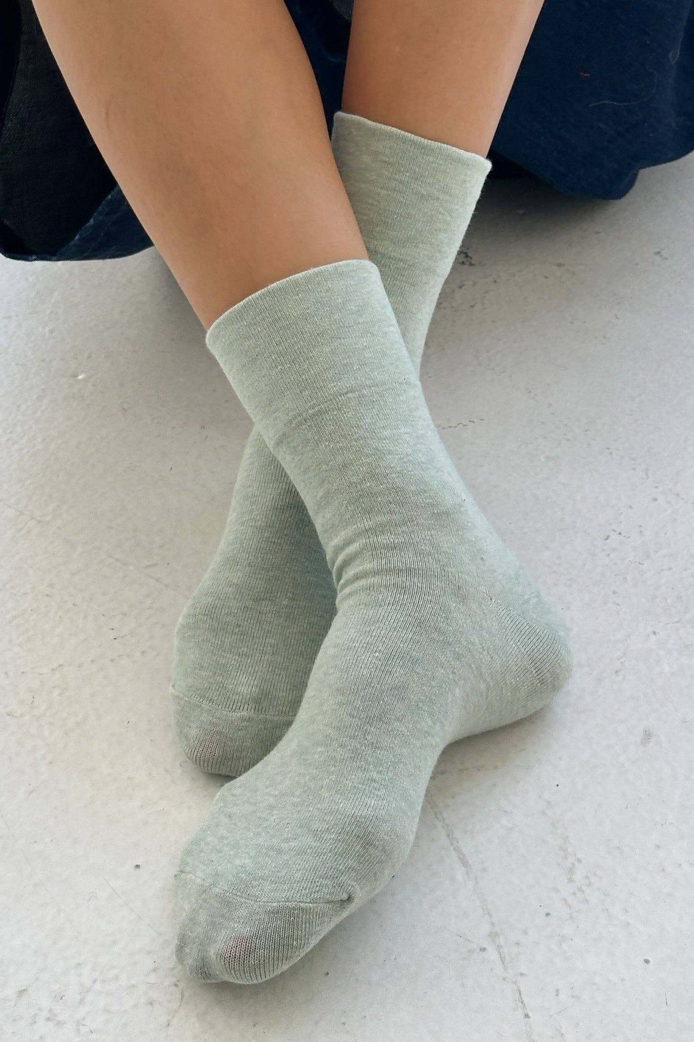 Sneaker Socks, Seafoam