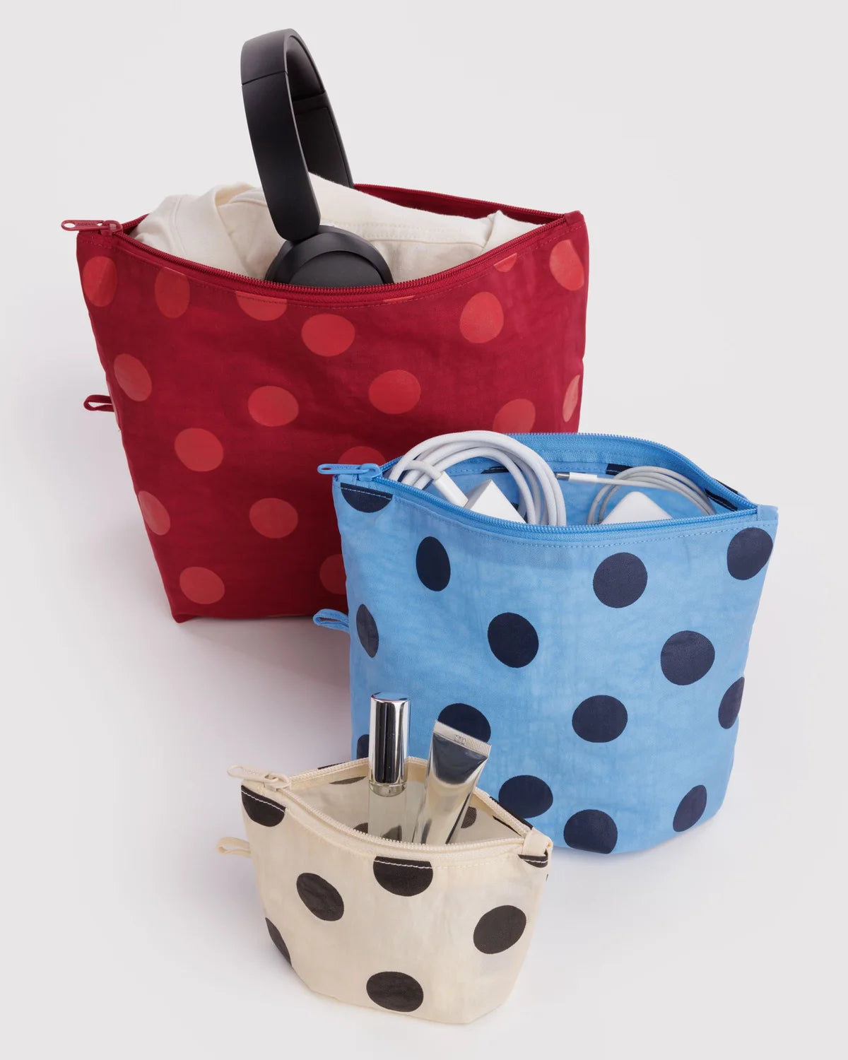 Go Pouch Set, Polka Dot Mix