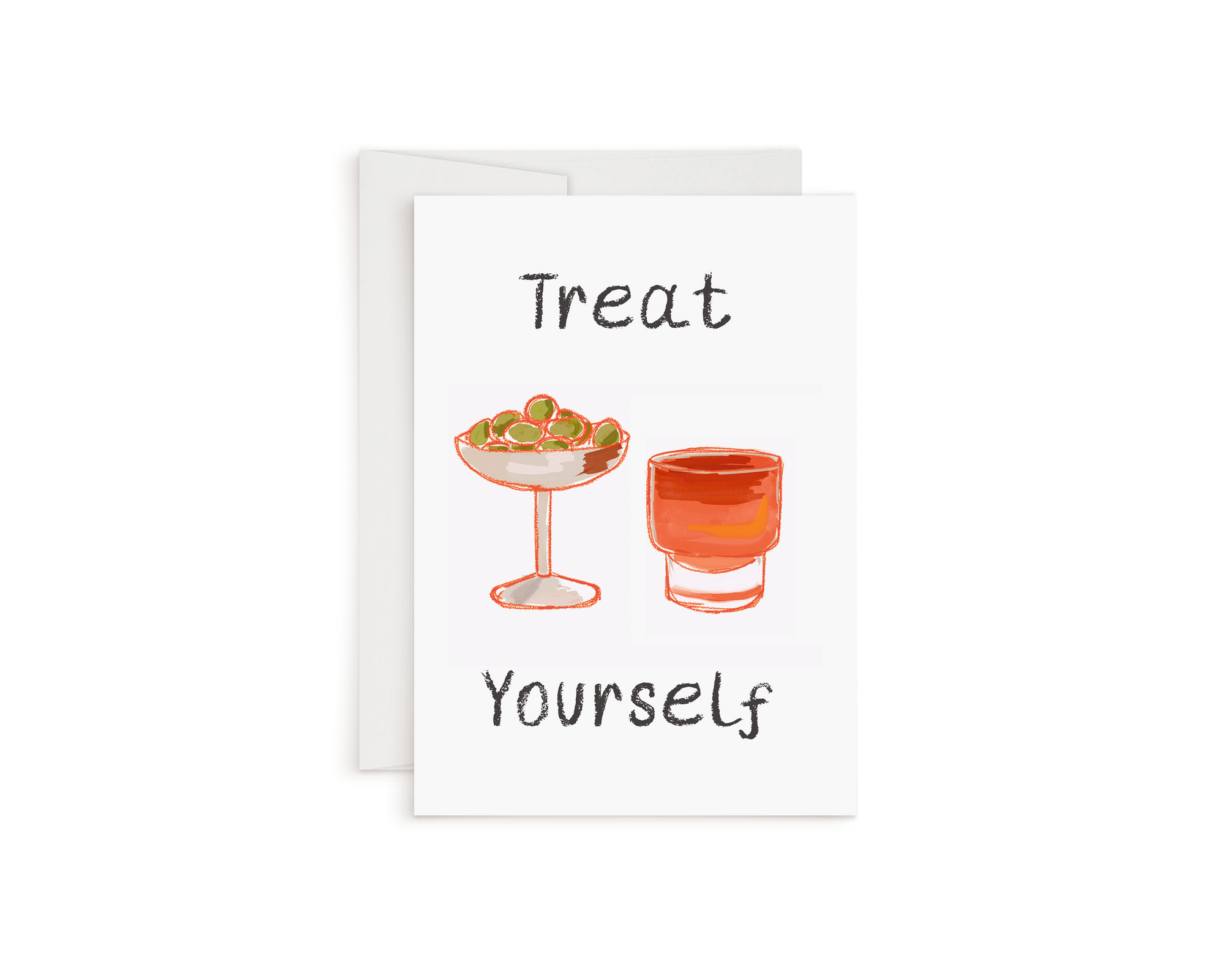 Treat Yourself Thank You Card