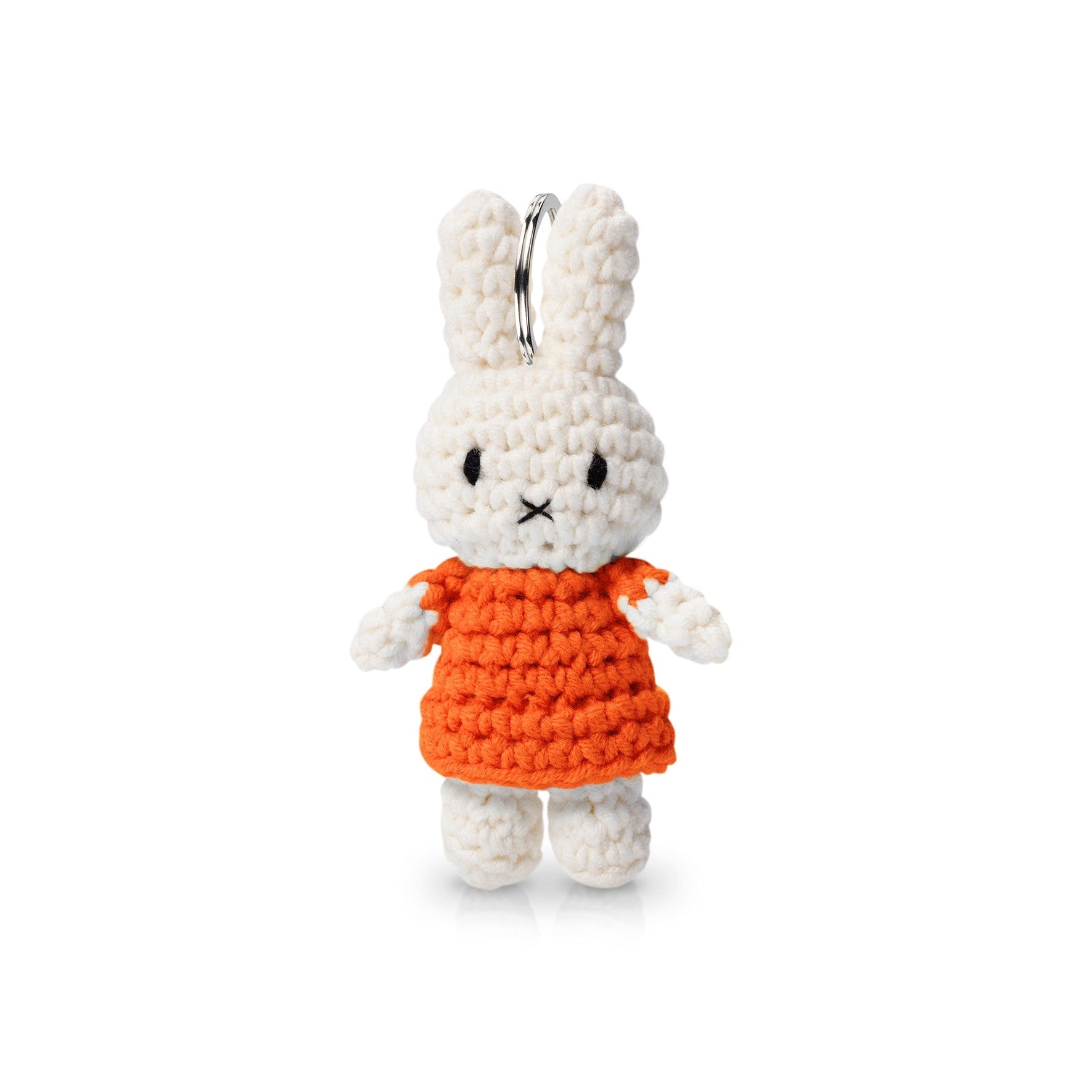 Miffy Knit Keychain, Orange