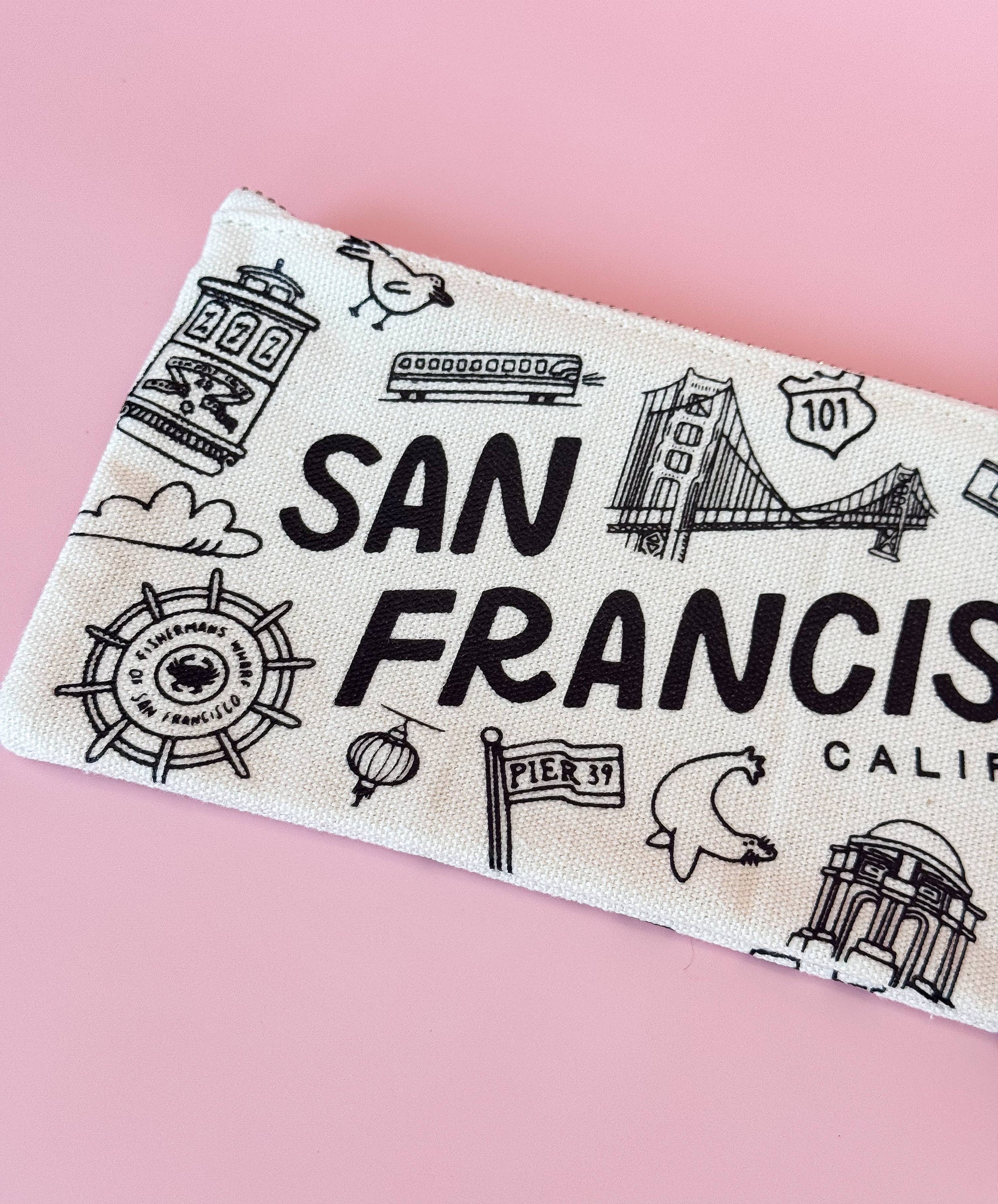 San Francisco Icons Pencil Pouch