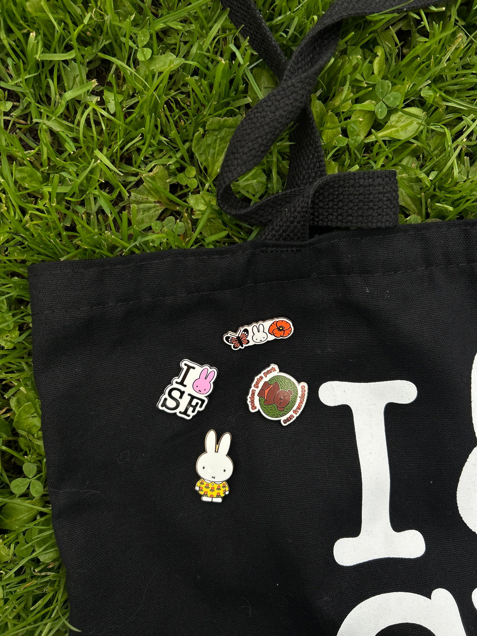 Miffy SF Butterfly Enamel Pin