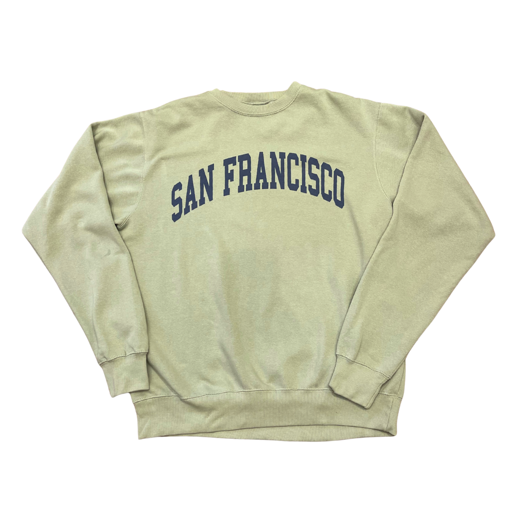 San Francisco Sweatshirt, Sage/Navy