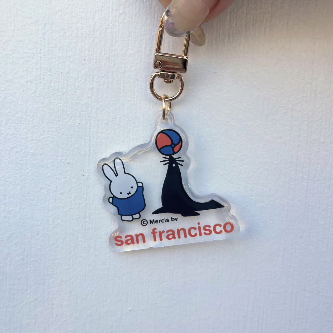 Miffy SF Seal Keychain