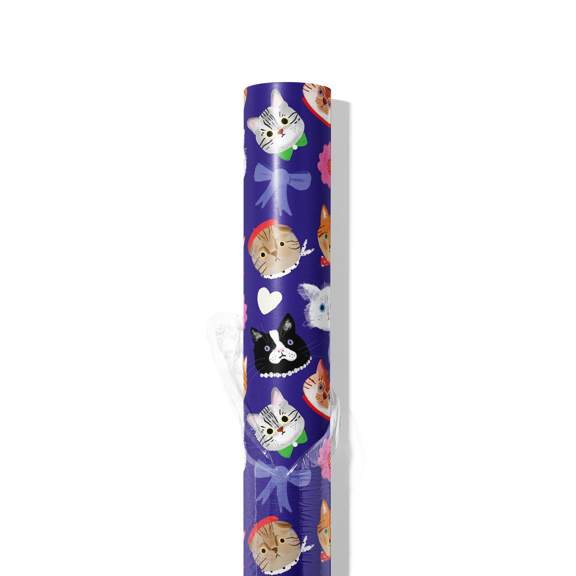 Cat Fancy Rolled Gift Wrap, 3 Sheets