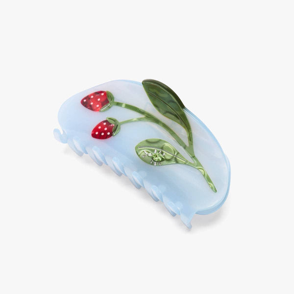 Forest Strawberry Jewel Hair Claw