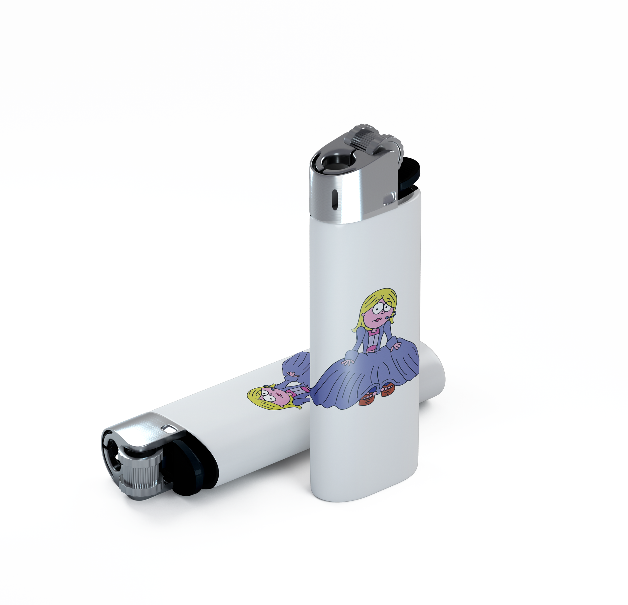 Lizzie Cartoon Purple Dress Concert Lighter