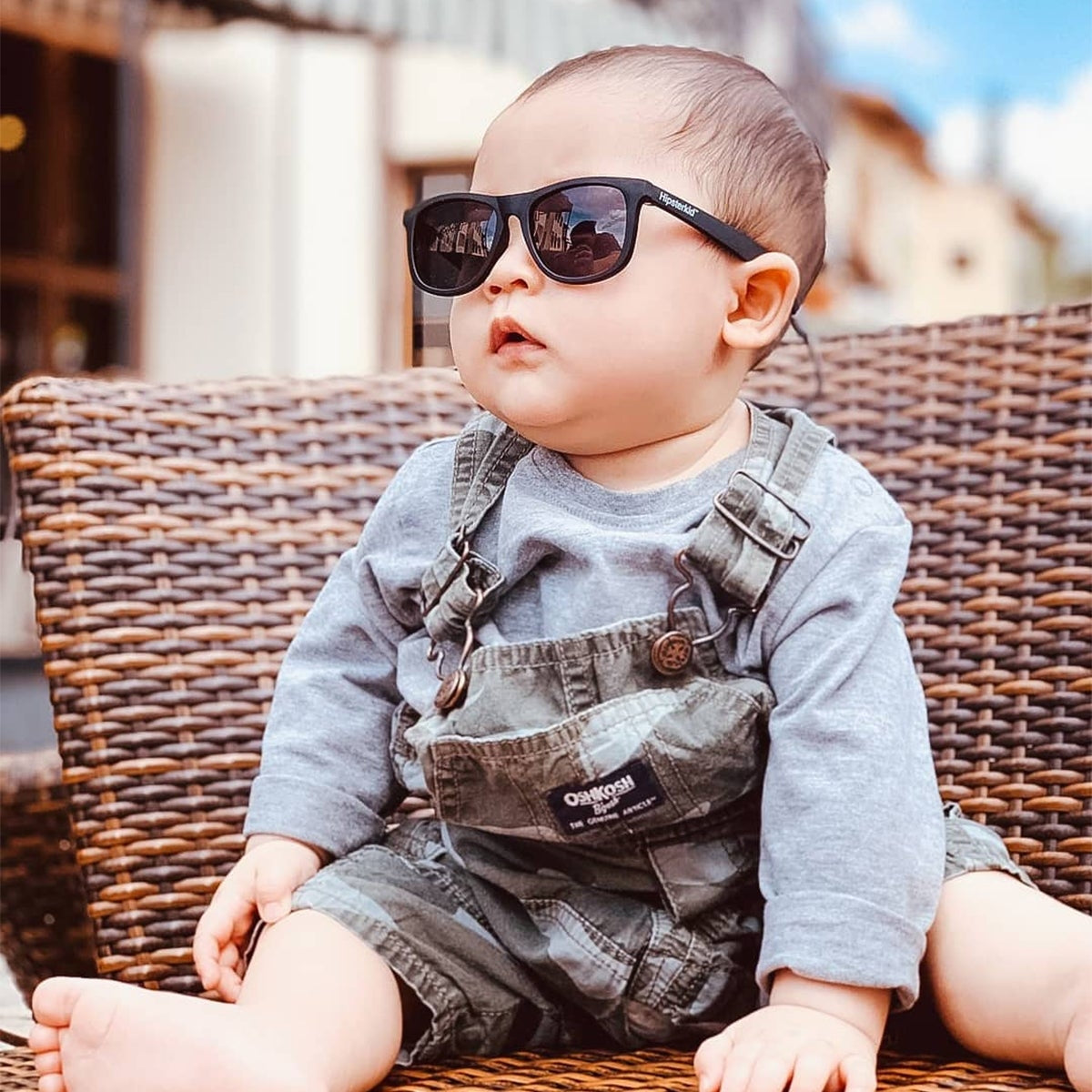 Kids Sunglasses, Black - Main Image