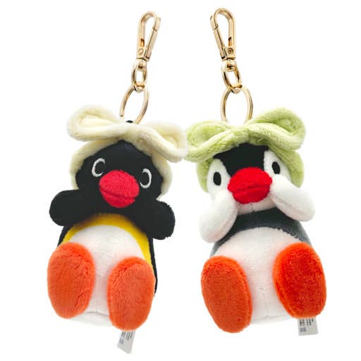 Pingu Headband Plush Keychain Bag Charm