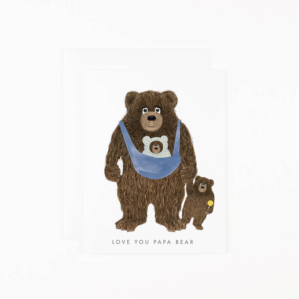 Father's Day Bear Card