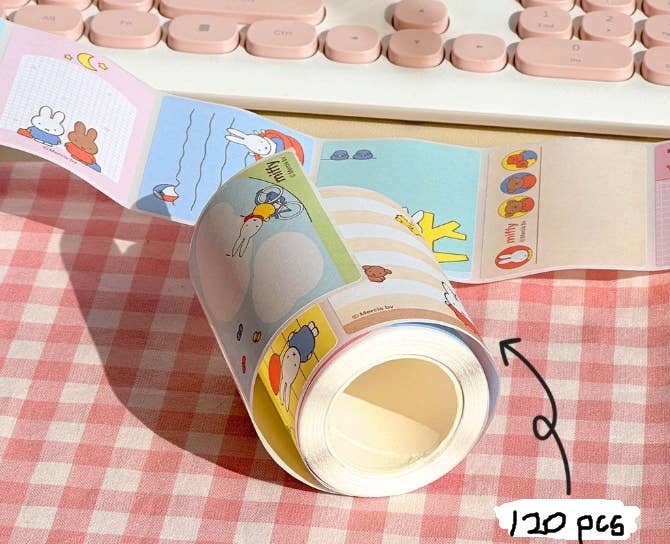 Miffy Pull-Out Sticky Memo Notes, 120 Sheets