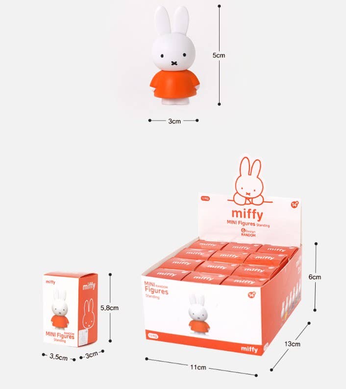 Miffy Mini Collectable Deco Figure Blind Box, Sitting