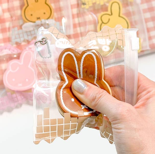 Miffy Bread Squishy Pouch Keyring