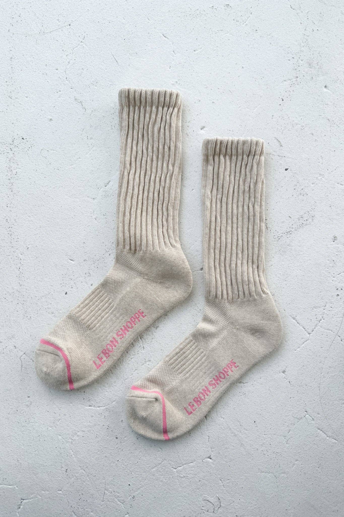 Ballet Socks, Oatmeal