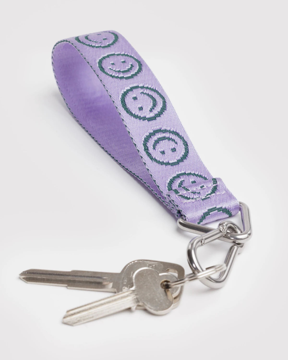 Logo Keychain, Lilac Happy