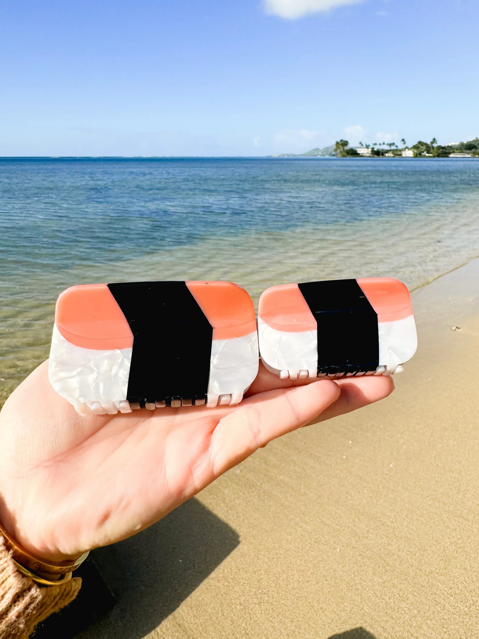 Mini Spam Musubi Hair Claw