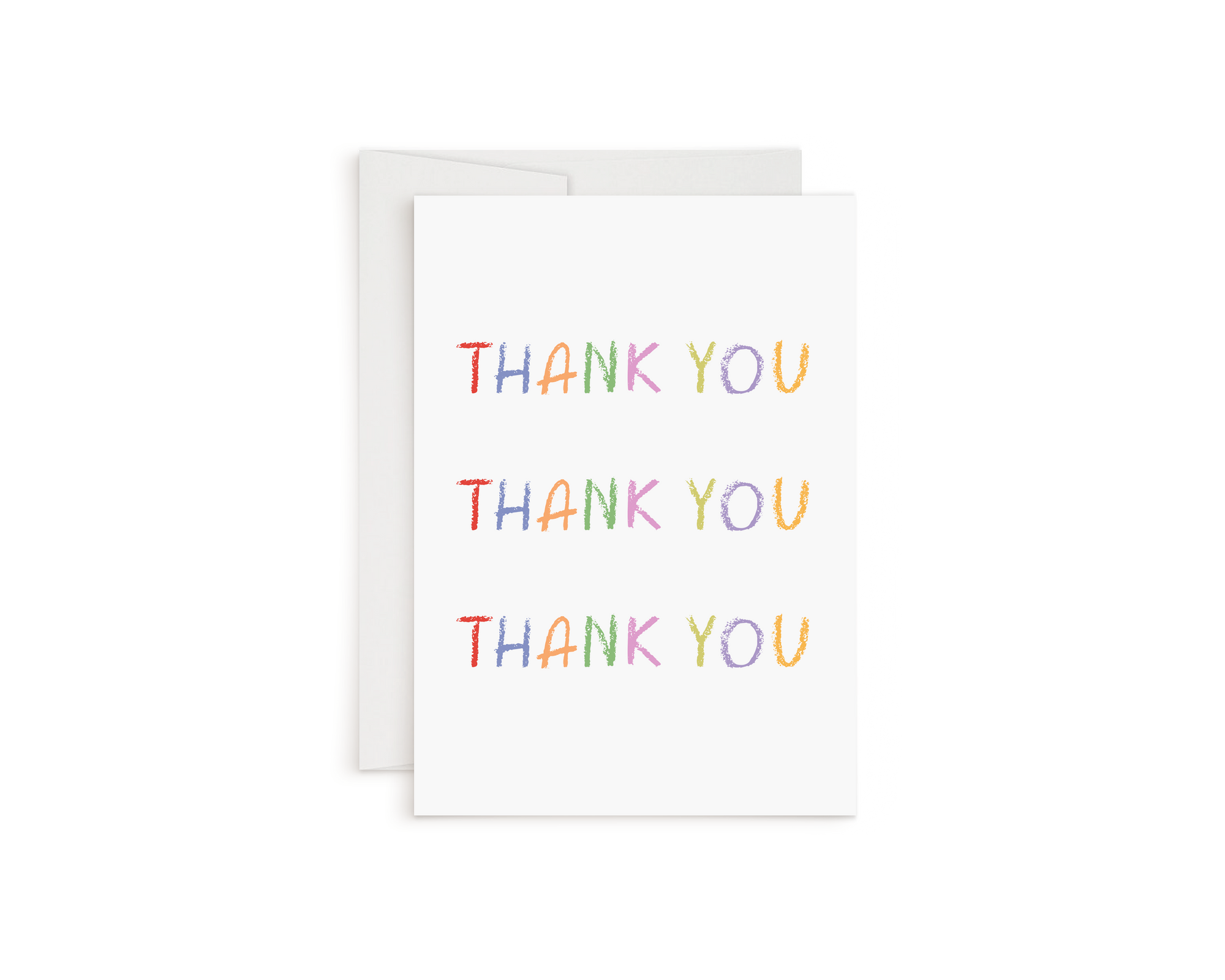 Colorful Thank You Card