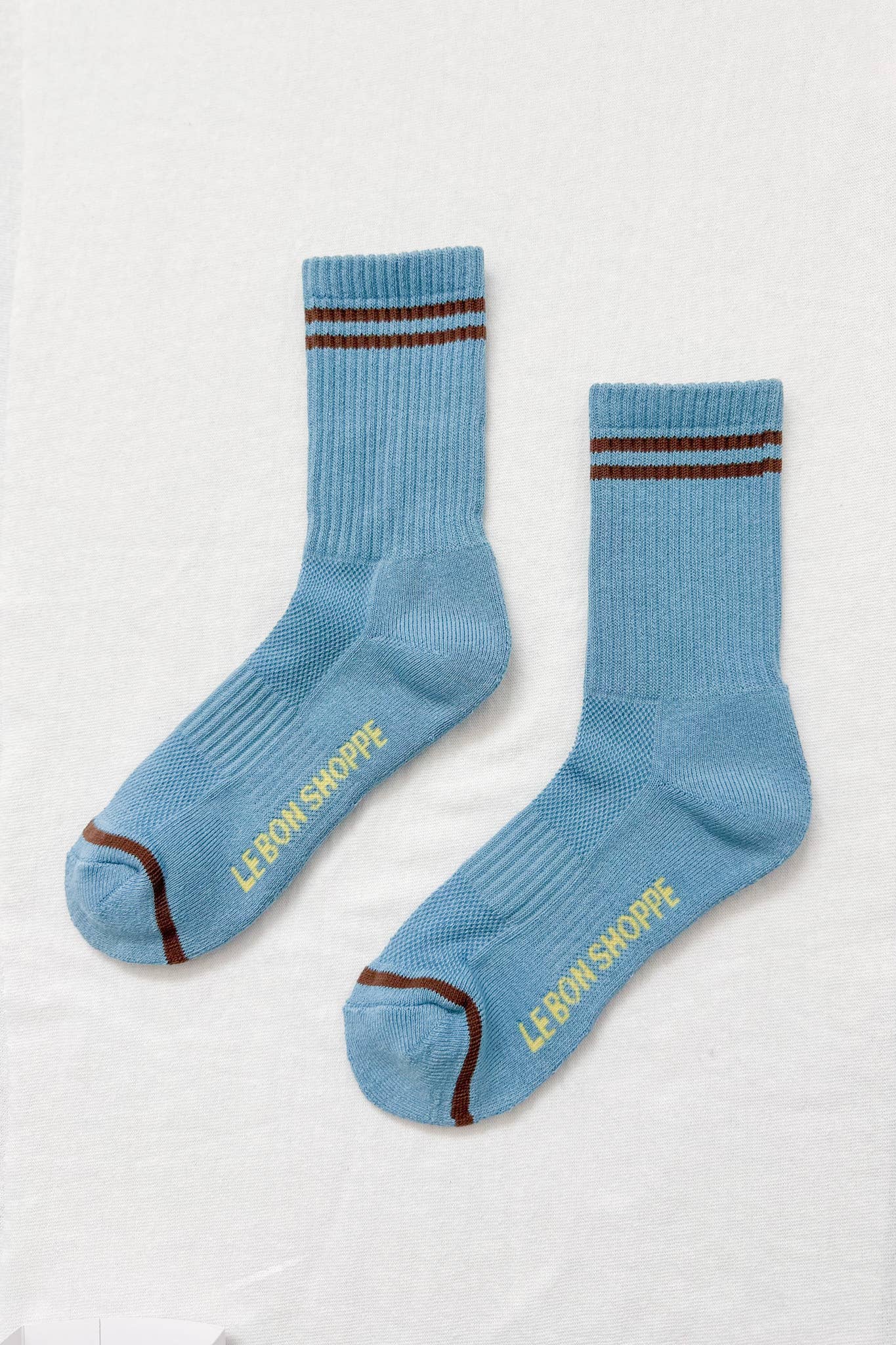 Boyfriend Socks, Powder Blue