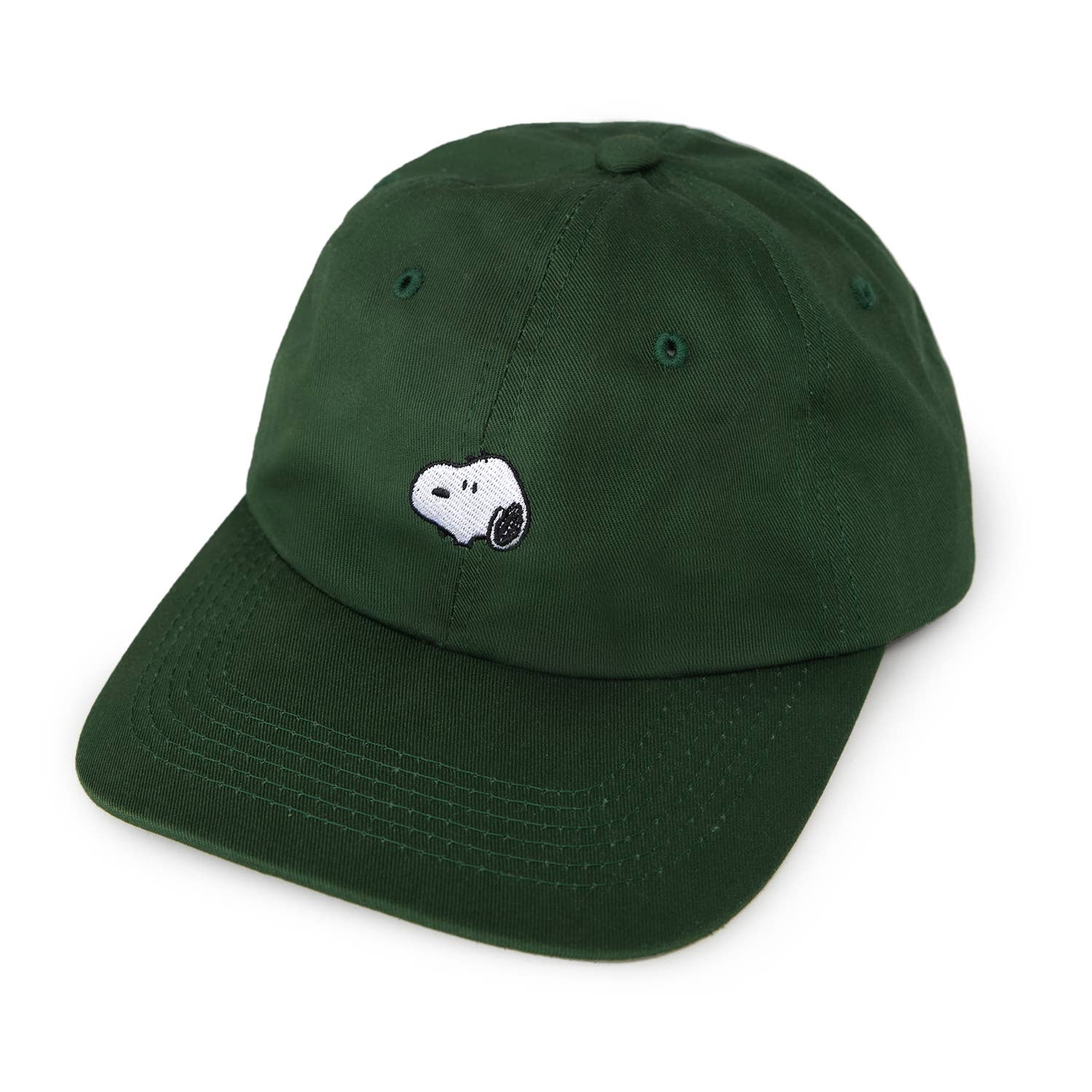 Snoopy Embroidered Dad Hat, Forest