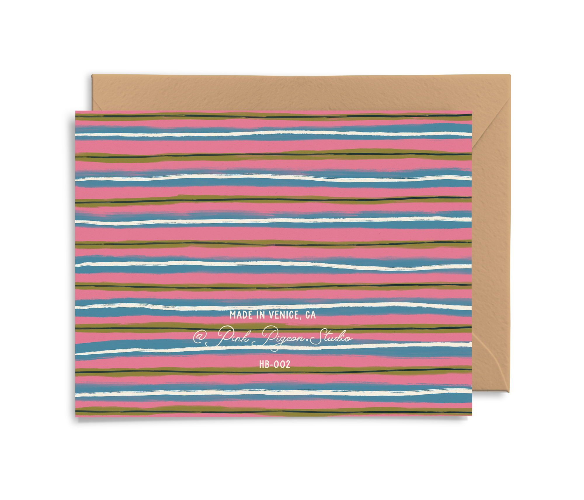Happiest Birthday Stripe Card