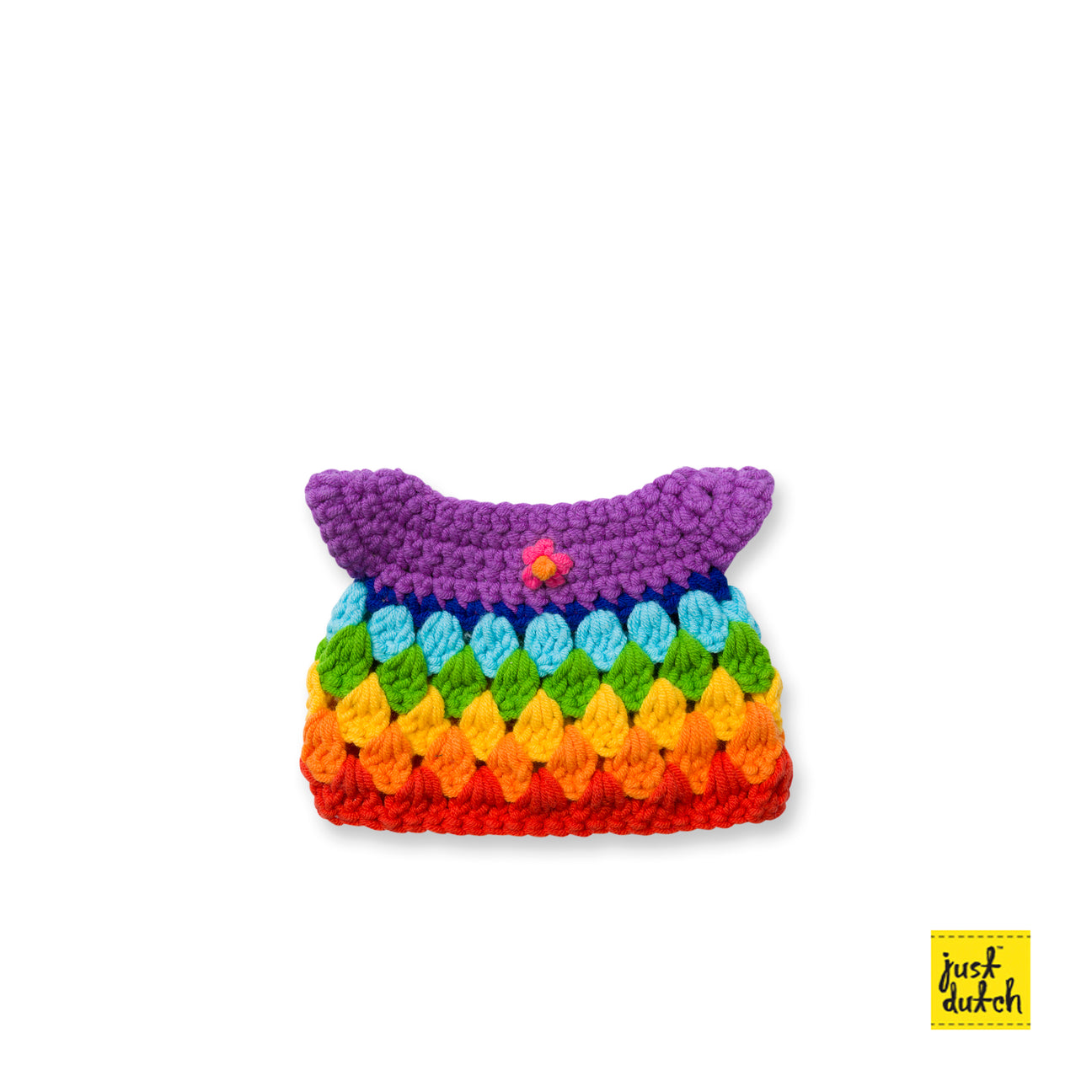 Miffy Knit Dress, Rainbow/Purple